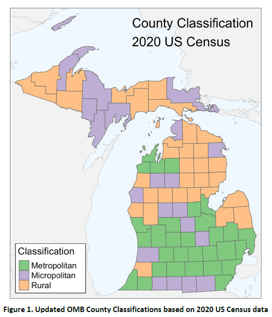 2020 Census County Map