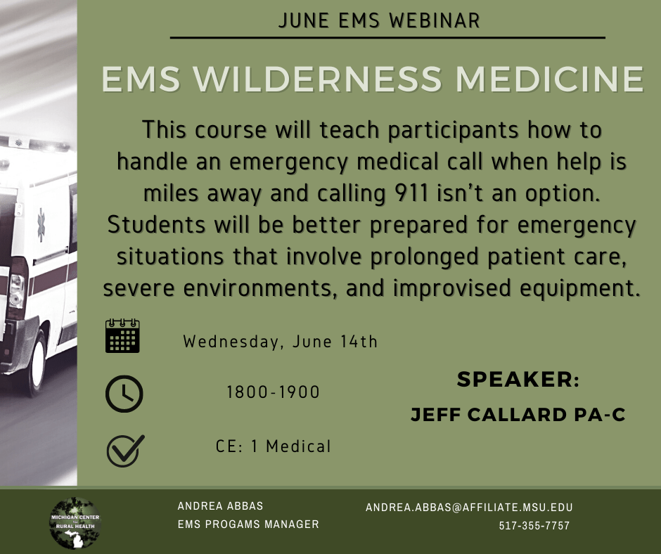June 14th EMS Webinar Flyer