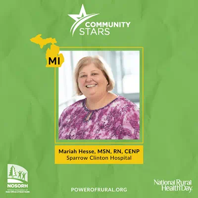 Mariah Hesse 2023 Community Star Profile Graphic