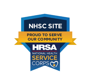 NHSC Site: Proud to serve our community. HRSA National Health Service Corps